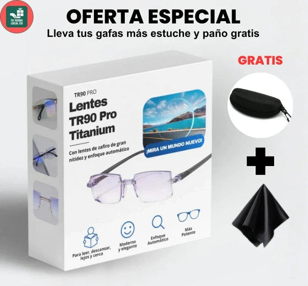 GAFAS MULTIFOCALES INTELIGENTES TR90 CON ZOOM AUTIMATICO, PROTECIÓN DE LUZ AZUL Y EFECTO FOTOCROMÁTICO